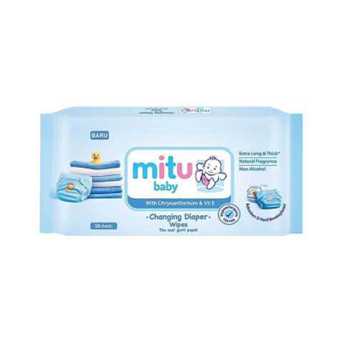 MITU BABY SC WIPES GANTI POPOK BLUE 50S+50S
